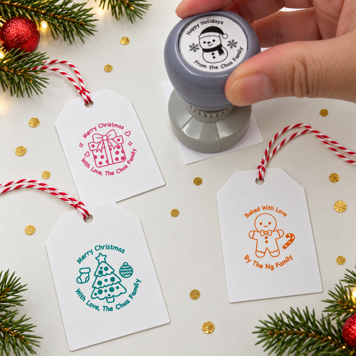 Christmas Sign-off Stamp